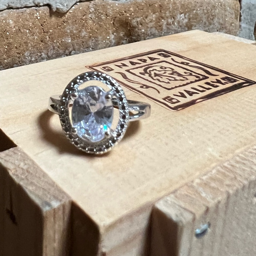 New Faux Diamond Ring - Size 8